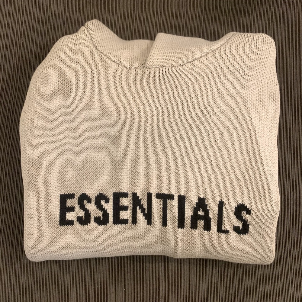NWT FEAR OF GOD KNIT HOODIE